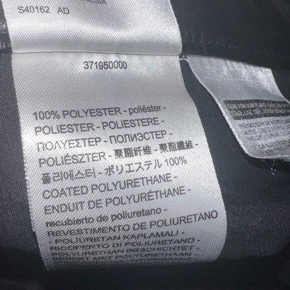 Levi's Premium Women's Faux Leather Ribcage Straight Leg Pants  Black Size 30 - Picture 10 of 11